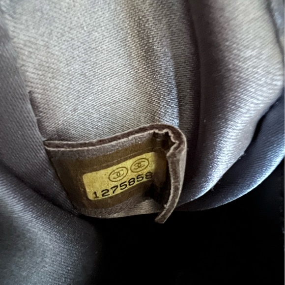 CHANEL Purple Quilted Bubble Shoulder Bag Silver CC Chain Strap Purse HOST PICK - Picture 9 of 17